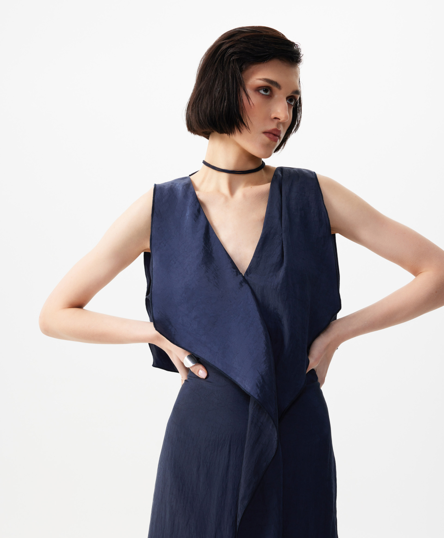 Платье с открытой спиной GLVR, цвет: Черный, 126G23GAC2516 купить онлайн