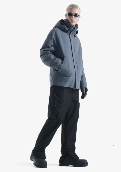 Короткая куртка из функциональной ткани KRAKATAU, цвет: голубой, Qm554-26 купить онлайн