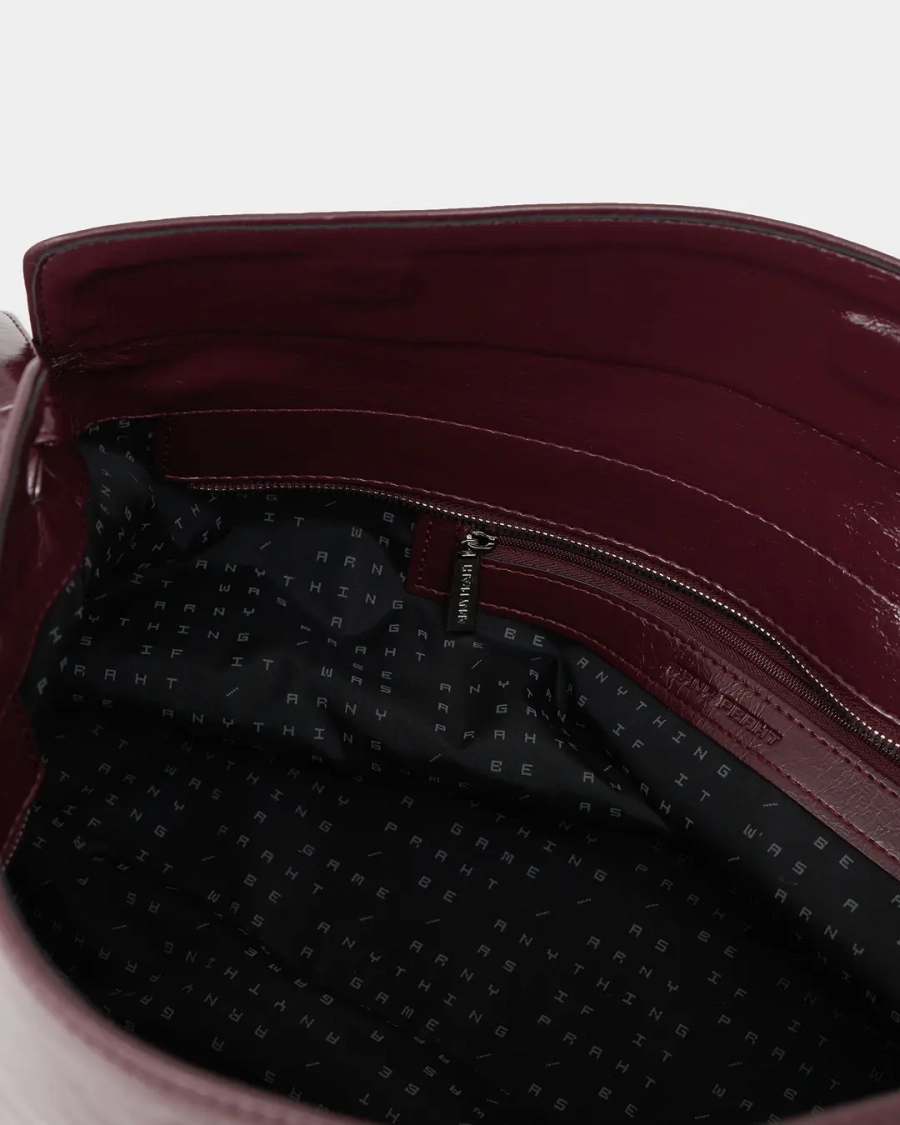 Прямоугольная сумка-шопер Arny Praht, цвет: Бордовый  купить онлайн