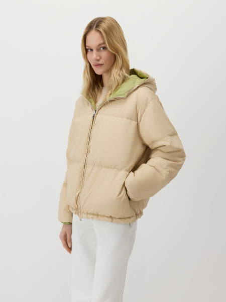 Пуховая куртка двусторонняя