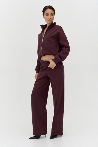 Брюки утепленные Ricoco, цвет: сливовый, 6098/3 купить онлайн Брюки утепленные Ricoco, цвет: сливовый, 6098/3 купить онлайн