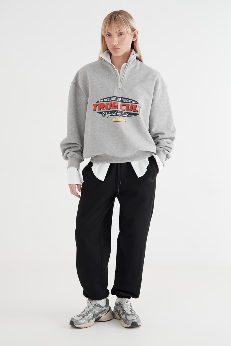 Анорак с принтом CULTBASE, цвет: серый,  купить онлайн