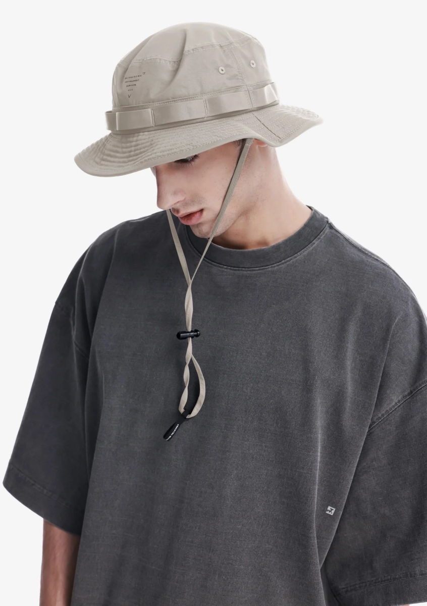 Панама с широкими полями KRAKATAU, цвет: серый Pu95-33 купить онлайн