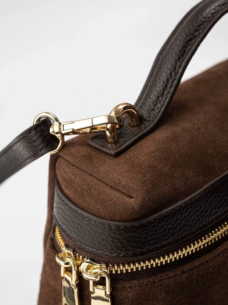 Сумка на одной ручке средняя brand salad, цвет: коричневый  купить онлайн