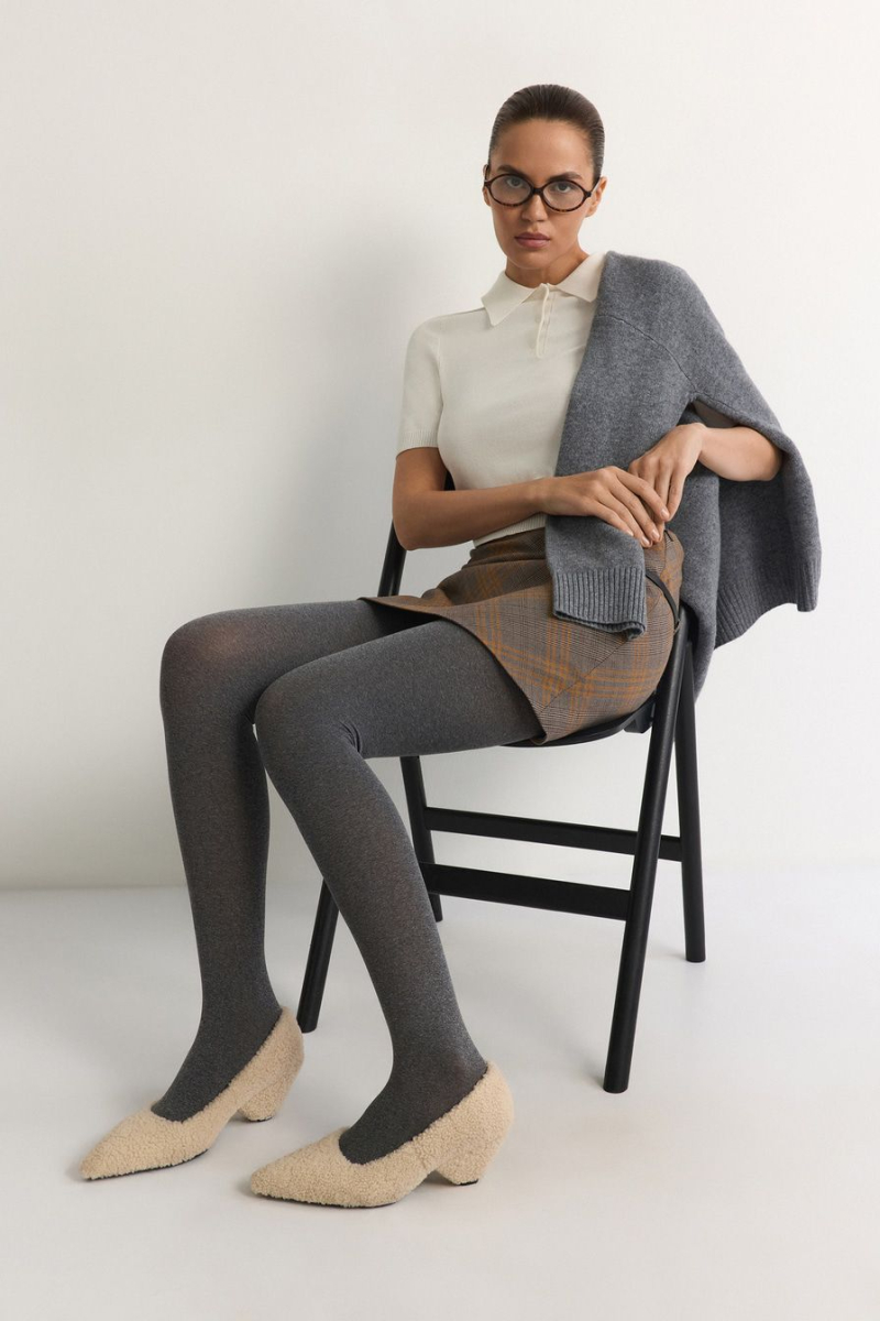 Туфли из натурального меха Lera Nena, цвет: белый LN.101.18678.120 купить онлайн