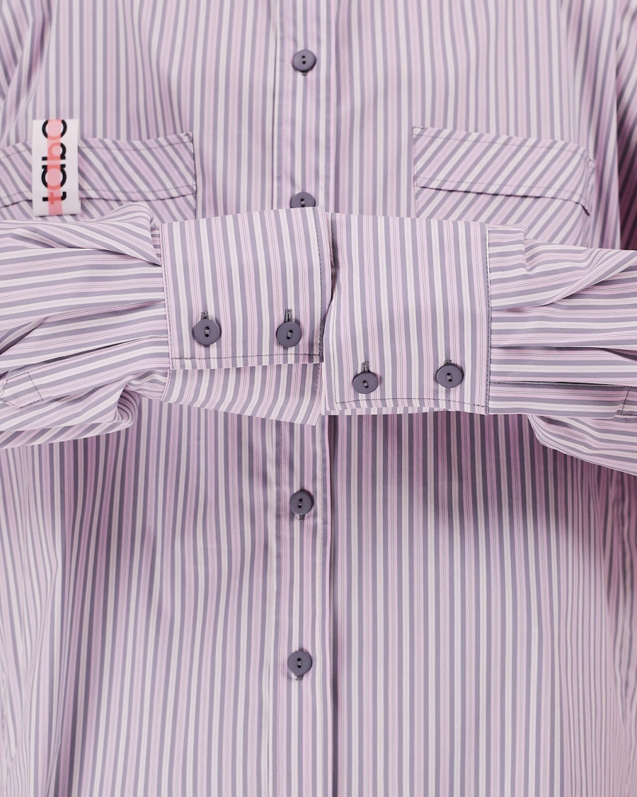 Рубашка макси оверсайз #33 TABOO, цвет: серый, Rub33 купить онлайн