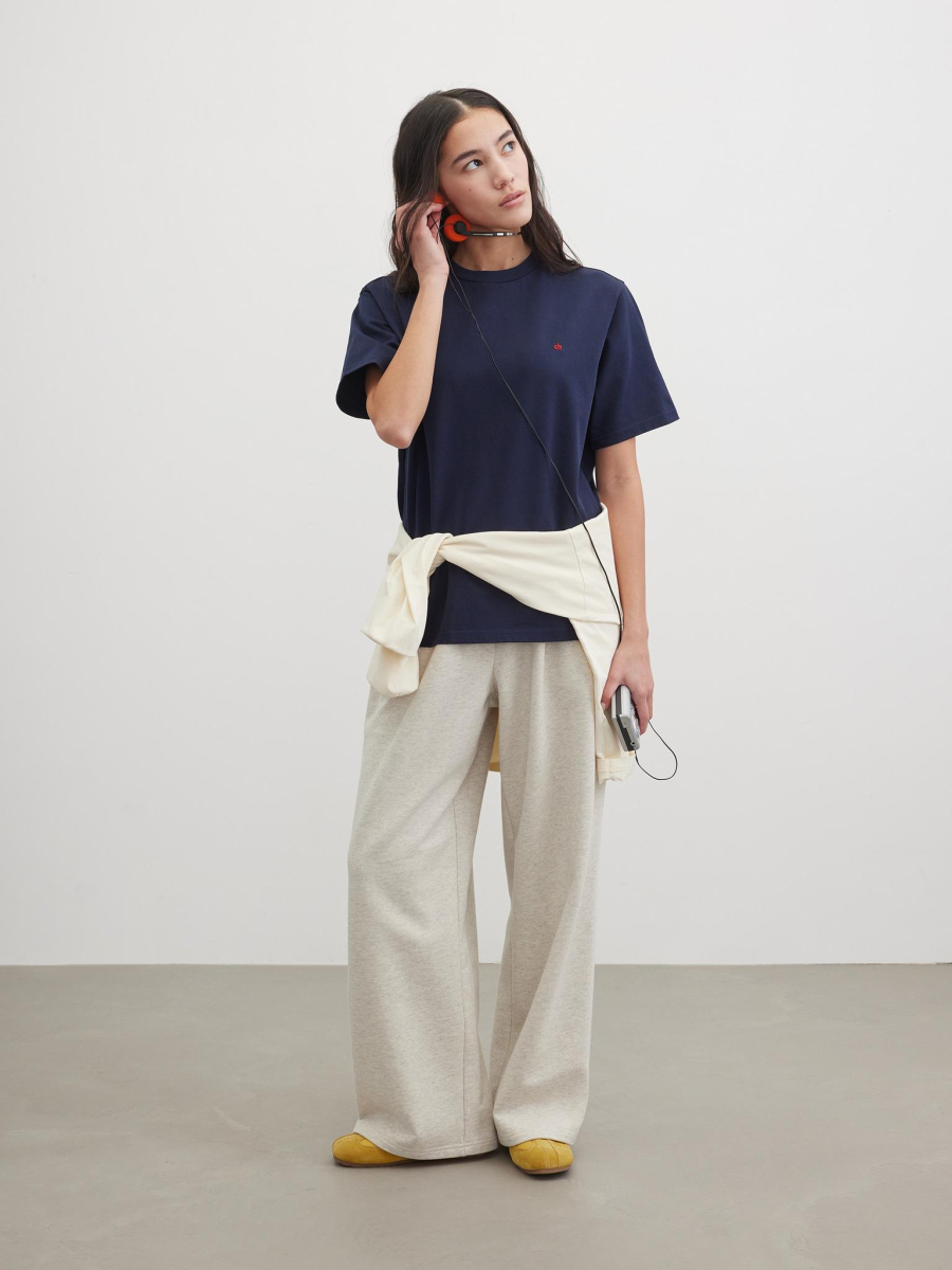 Футболка с вышивкой Chaika, цвет: синий, SS26TS02-124 купить онлайн