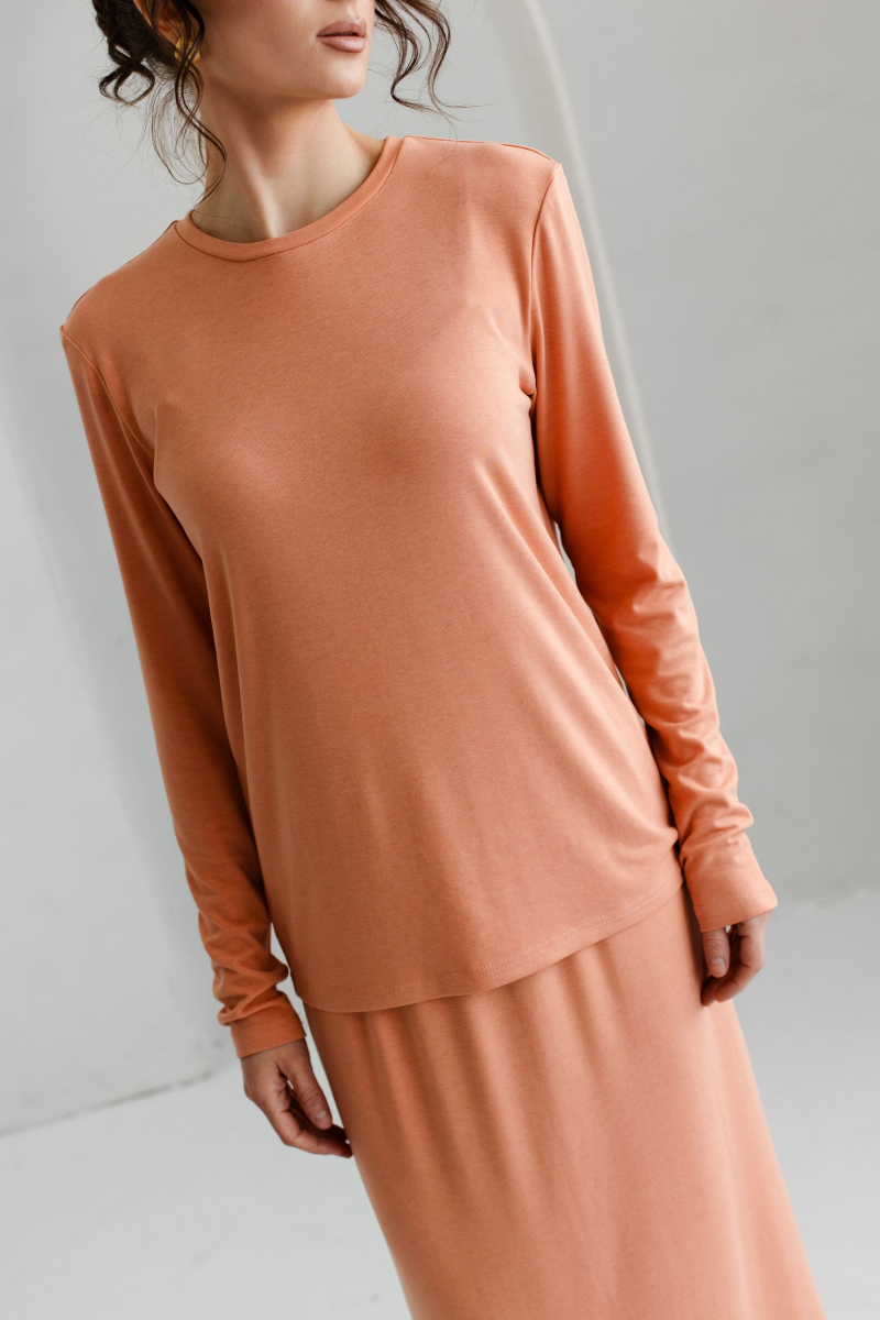 Лонгслив VLVT, цвет: красный, 00-00005305 купить онлайн