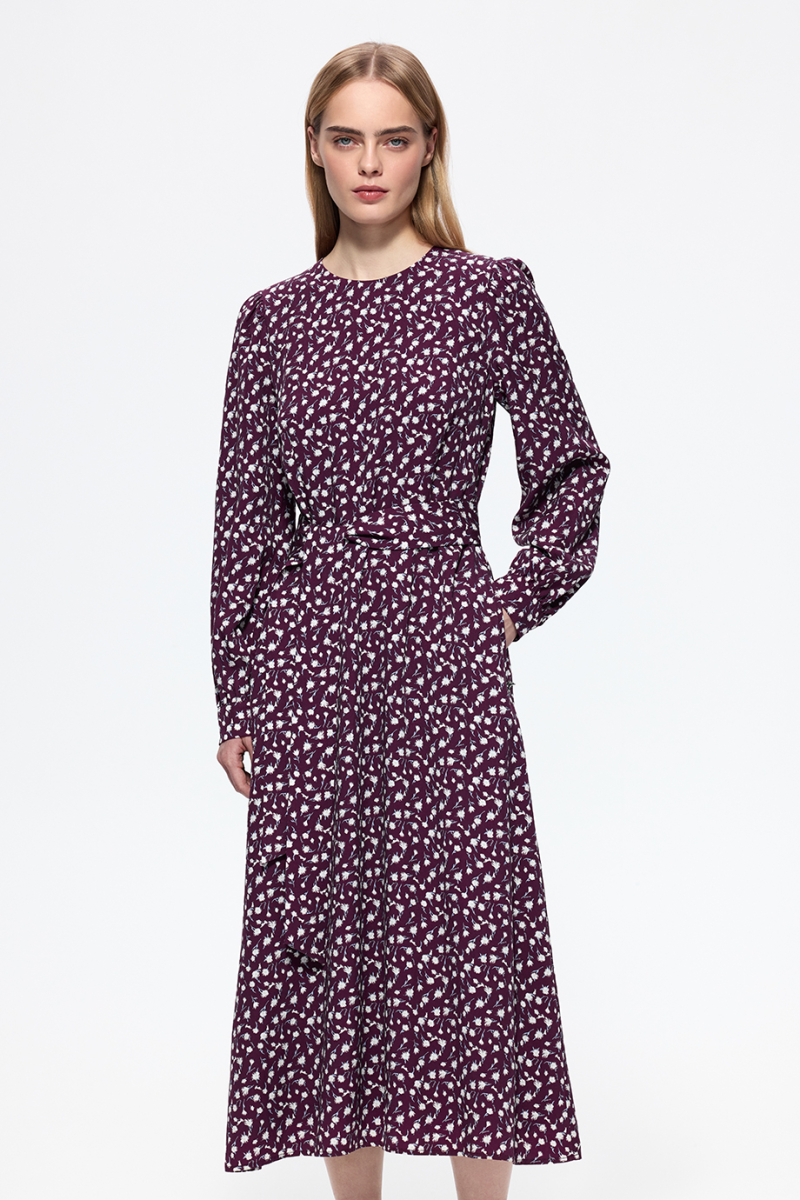Платье текстильное женское DREAMS BY ALENA AKHMADULLINA, цвет: фиолетовый, 126102070204560/212000 купить онлайн