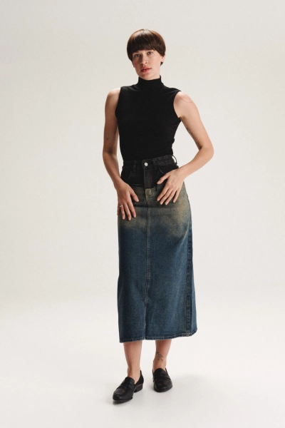 Топ под горло SAGAS, цвет: Черный, 5400601 купить онлайн