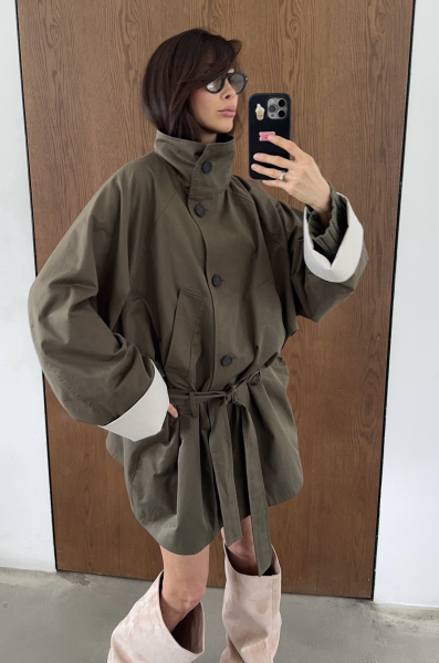 Тренч (хаки) Label .B, цвет: хаки, Jc.29.5.026KH купить онлайн