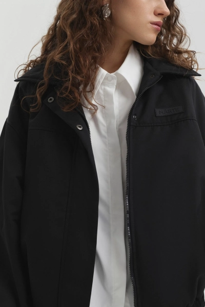 Бомбер укороченный marte, цвет: Черный,  купить онлайн