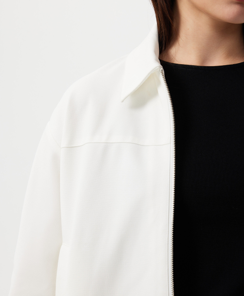 Жакет на молнии GLVR, цвет: белый, 126G21GAC1903 купить онлайн