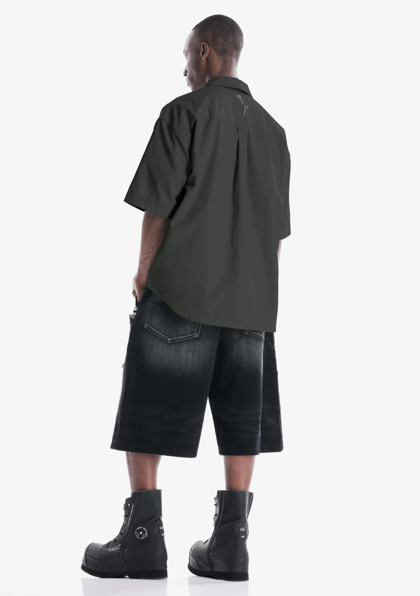 Рубашка KRAKATAU, цвет: темный елово-серый, Nm80-513 купить онлайн