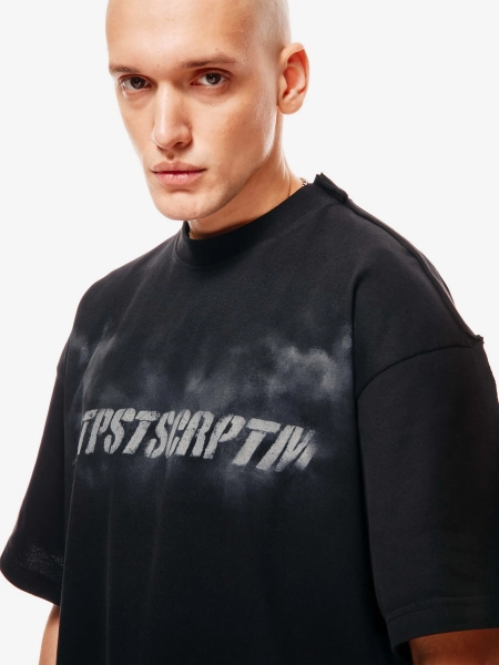 Футболка оверсайз с принтом p.p.s., цвет: Черный, 1038.00.00.BLK купить онлайн