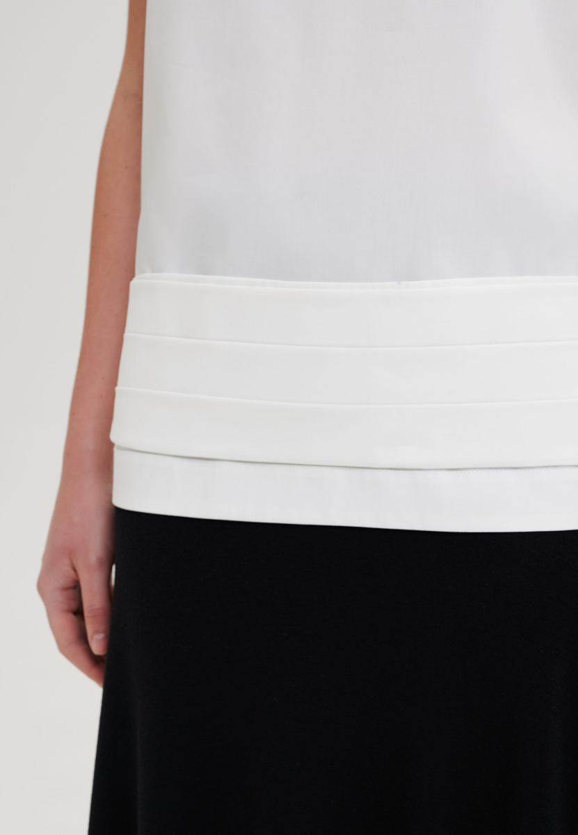 Рубашка без рукавов CHUBA, цвет: белый,  купить онлайн