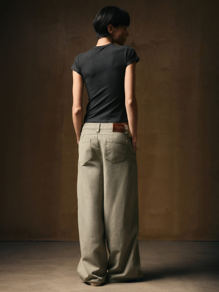 Джинсы оверсайз NAIPACHE, цвет: серый,  купить онлайн