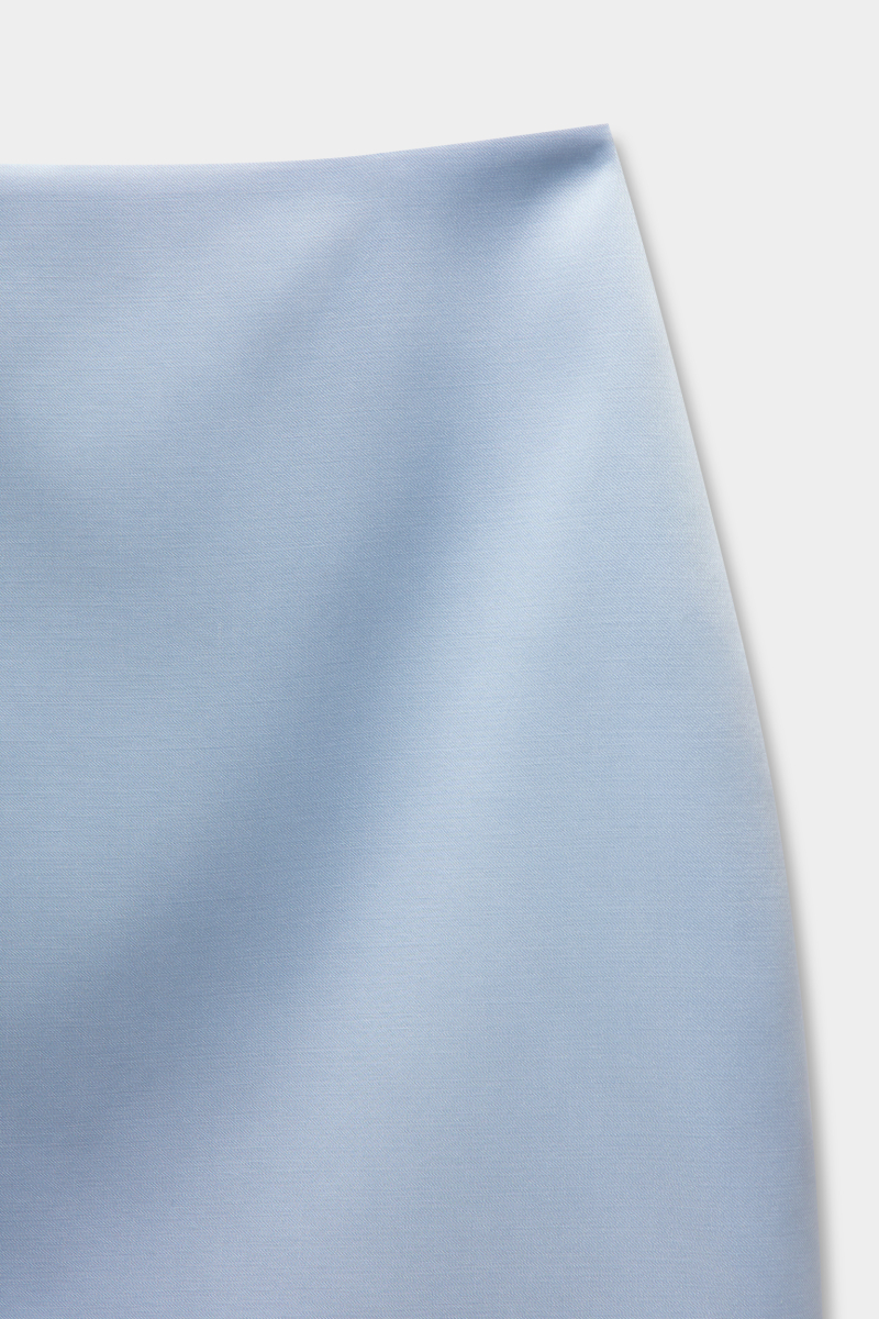 Юбка мини из сатина REFERT, цвет: голубой, 07-3861/4-2511 купить онлайн