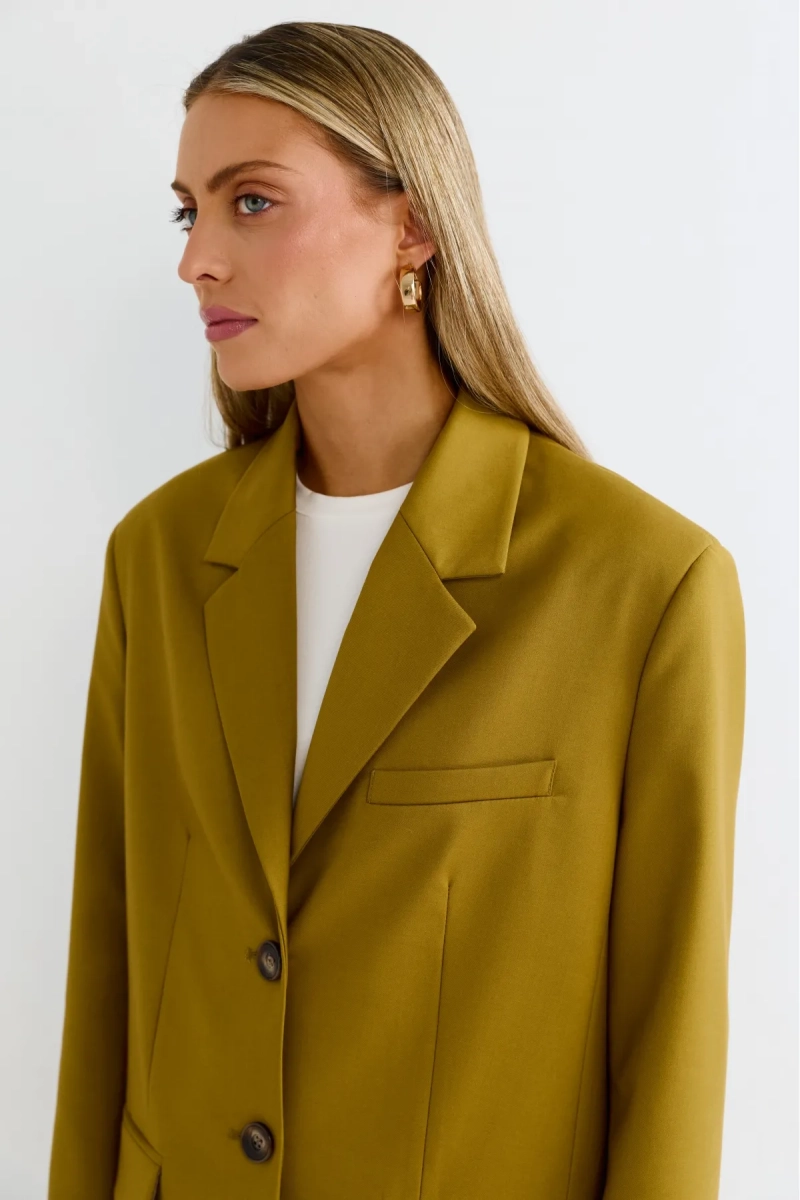 Жакет оверсайз Erist store, цвет: зеленый, НФ-00003088 купить онлайн