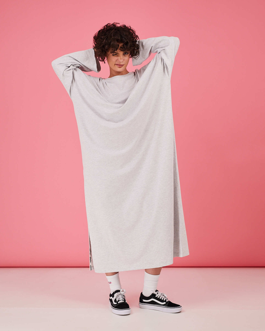 Платье-лонгслив TABOO, цвет: меланж, DrLong-01 купить онлайн