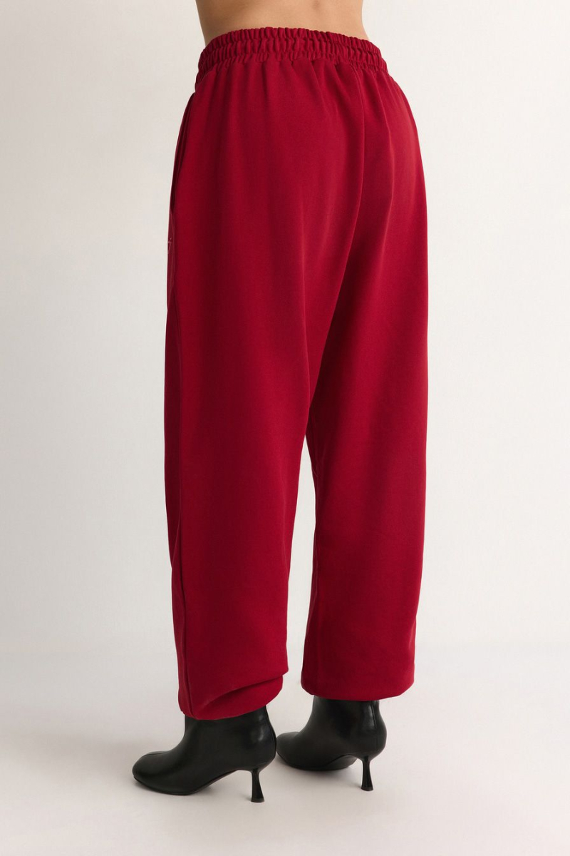 Брюки из 100% хлопка TOPTOP, цвет: Бордовый, TT.032.17671.330 купить онлайн