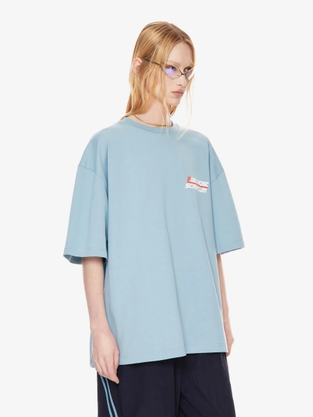 Футболка оверсайз с принтом p.p.s., цвет: голубой, 1131.001.00.02.322 купить онлайн