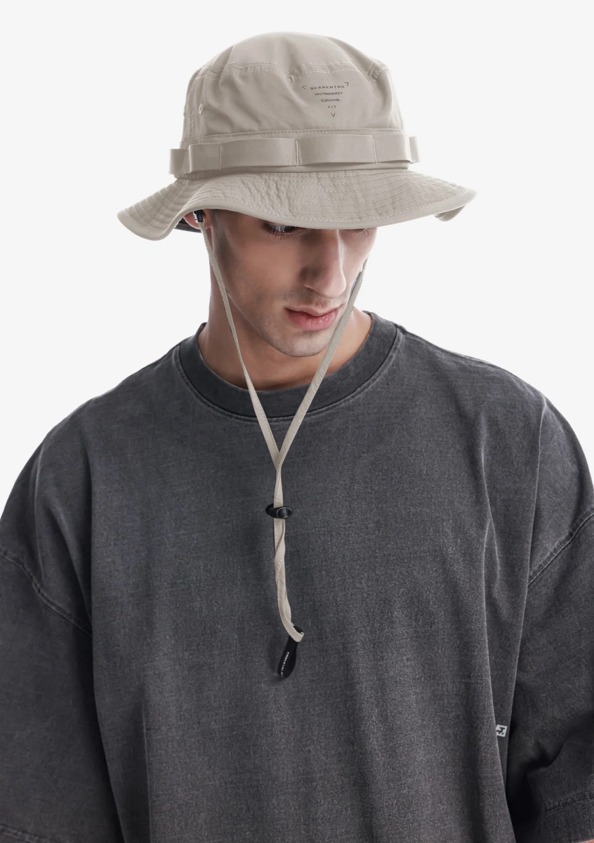 Панама с широкими полями KRAKATAU, цвет: серый Pu95-33 купить онлайн