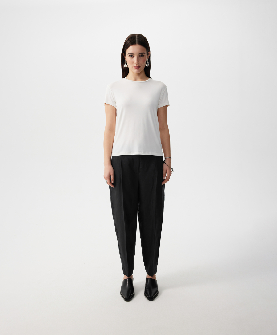 Футболка базовая с коротким рукавом GLVR, цвет: белый, 126G21GAC1220 купить онлайн