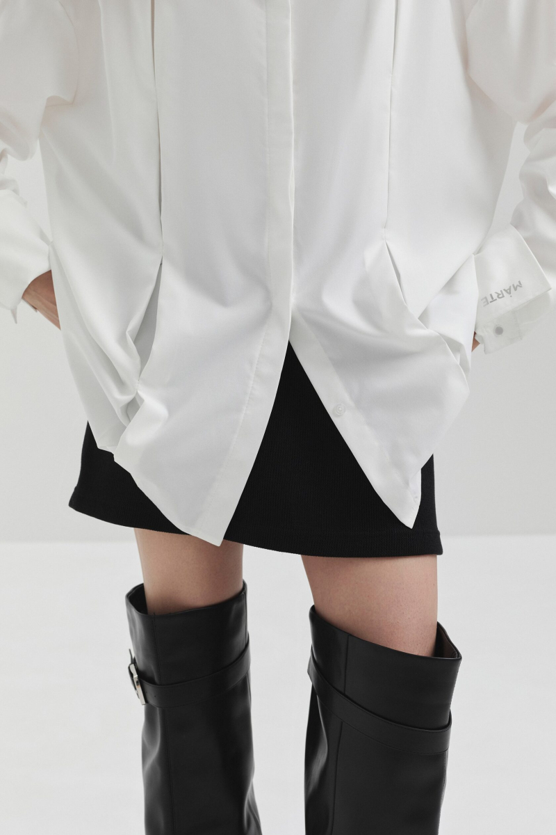 Рубашка с акцентными деталями marte, цвет: белый,  купить онлайн