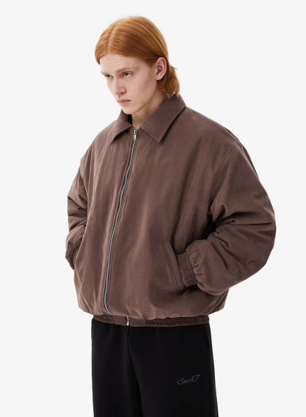 Бомбер утепленный F | ABLE, цвет: коричневый, BMBR-FBL-FRM-BRWN купить онлайн