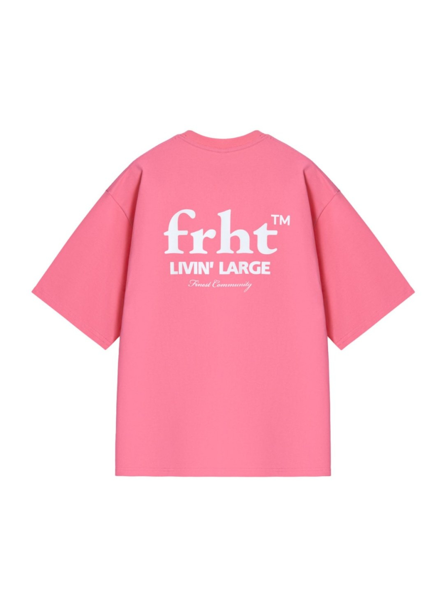 Футболка с принтом FRHT, цвет: розовый, TSLVNLPNK купить онлайн