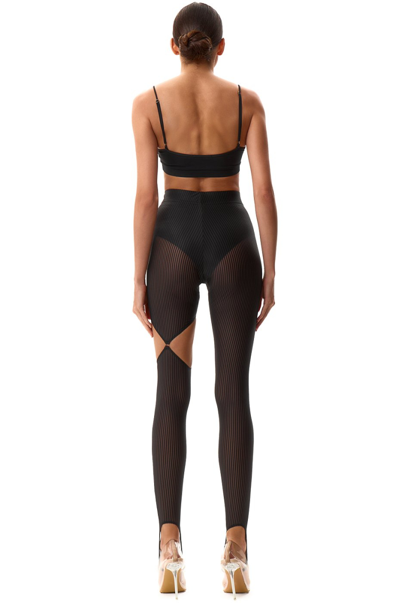 Легинсы с фигурным вырезом SODAMODA, цвет: Черный, 16201 купить онлайн