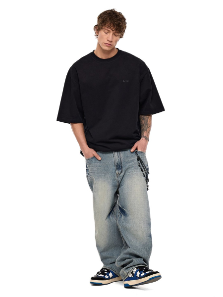 Футболка с принтом FRHT, цвет: Черный, TSLVNLBLK купить онлайн