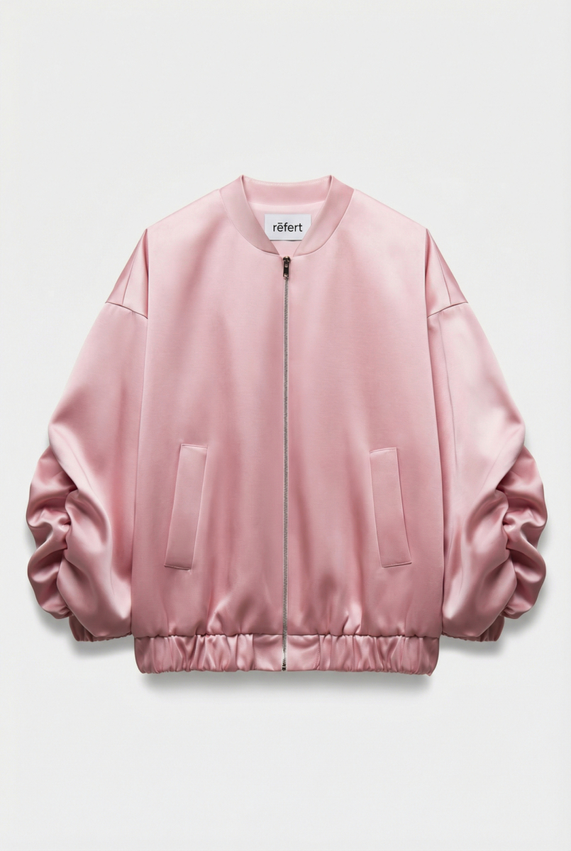 Бомбер из сатина