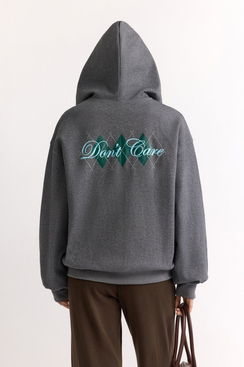 Худи с принтом TOPTOP, цвет: серый, TT.054.17841.801 купить онлайн