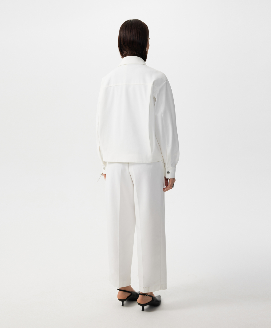 Жакет на молнии GLVR, цвет: белый, 126G21GAC1903 купить онлайн