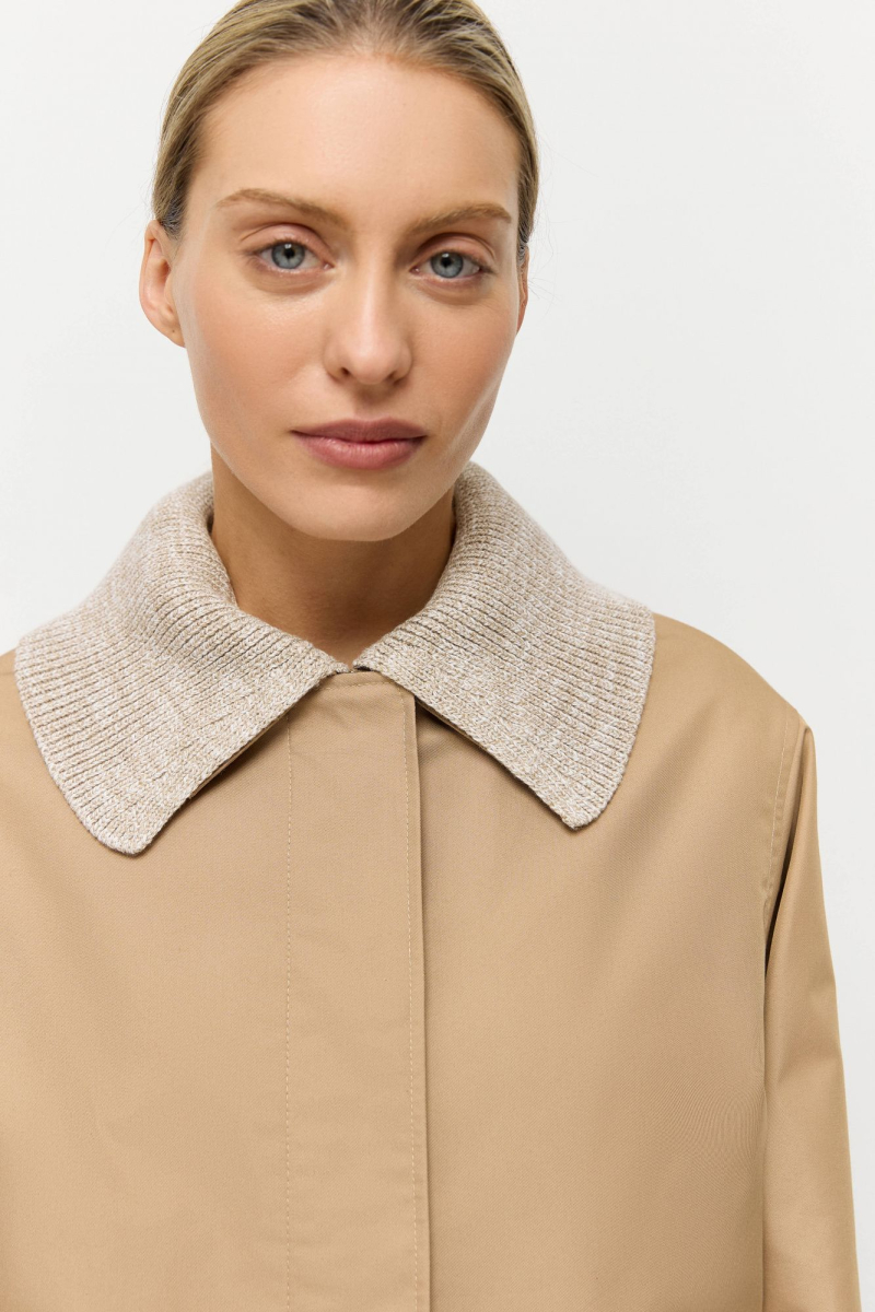 Куртка со съемным воротником AROUND, цвет: бежевый, 210_76C01 купить онлайн