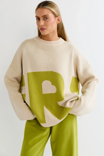 Джемпер c логотипом Erist store, цвет: зеленый, НФ-00003253 купить онлайн