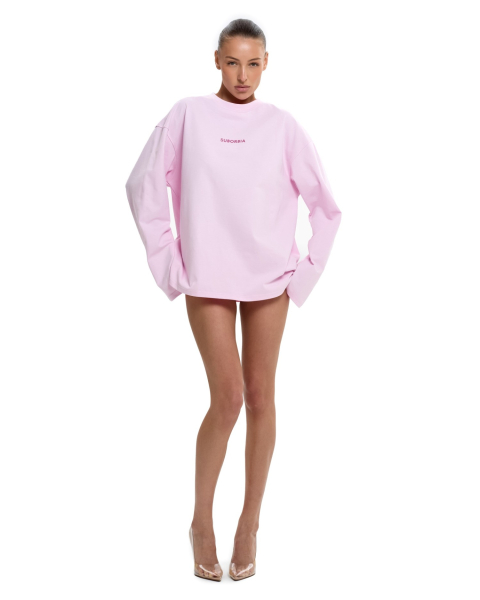 Лонгслив SAINT HEARTLESS Suborbia, цвет: розовый, 006750 купить онлайн
