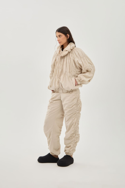 Брюки ренессансные жемчужные UNKE, цвет: бежевый, 2601TR004T_BE купить онлайн