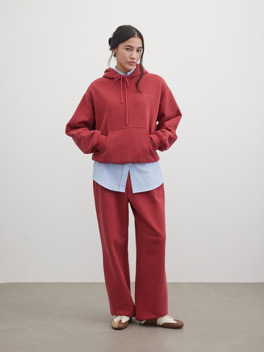 Утепленное худи с капюшоном Chaika, цвет: красный, AW25HO01-44 купить онлайн