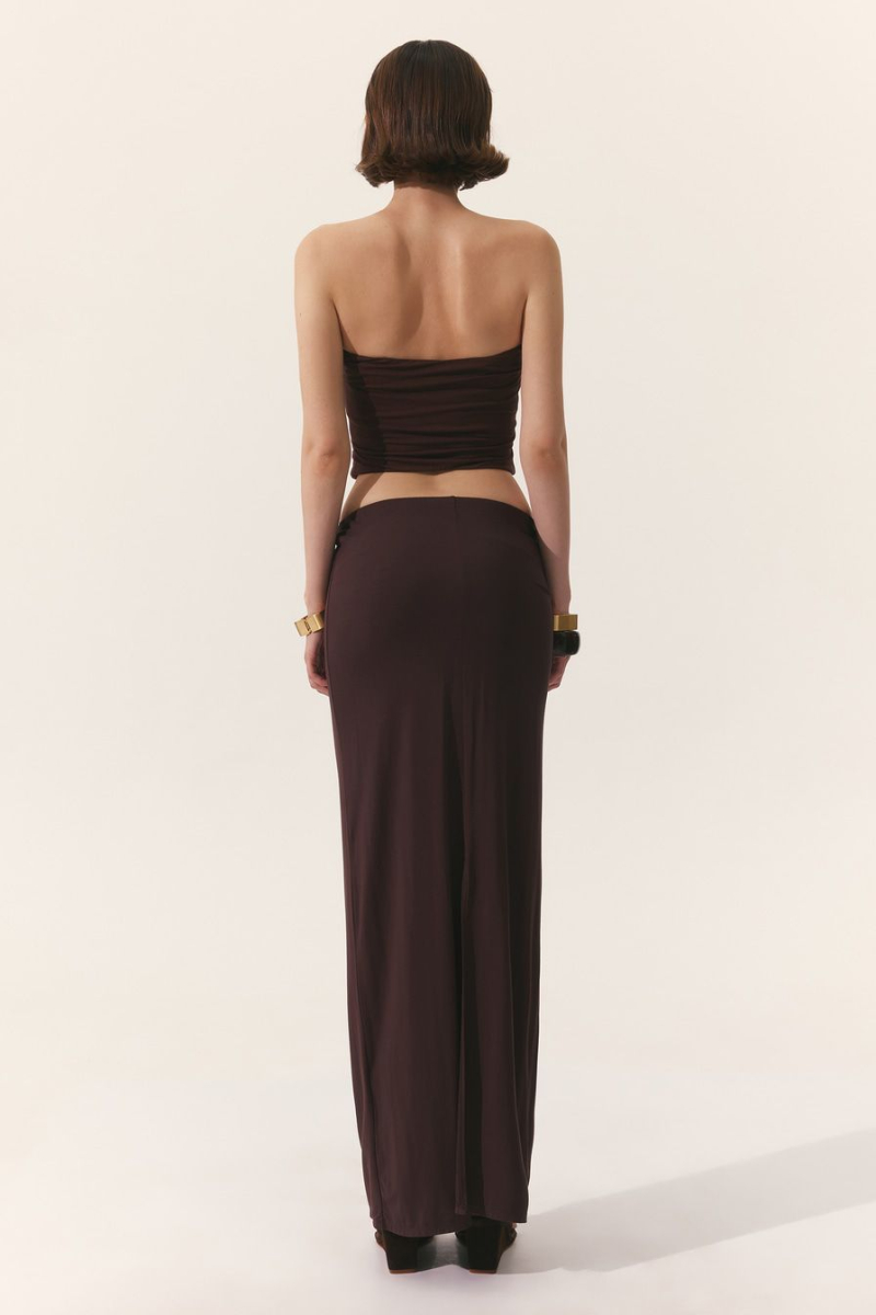 Топ из смесовой вискозы TOPTOP, цвет: коричневый, TT.024.17541.700 купить онлайн