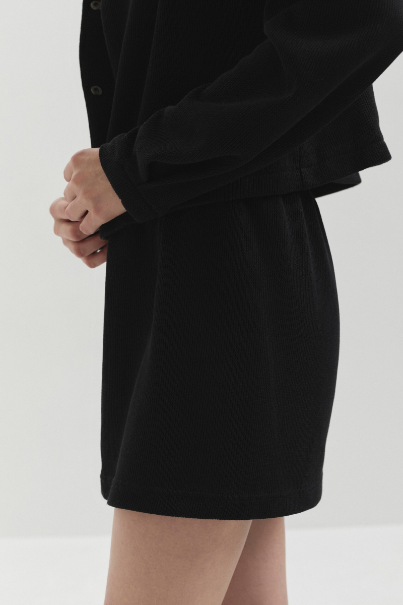 Юбка из фактурного трикотажа marte, цвет: Черный,  купить онлайн
