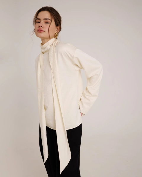 Блуза MILK Anmuse, цвет: белый, BL25S144-MLC купить онлайн