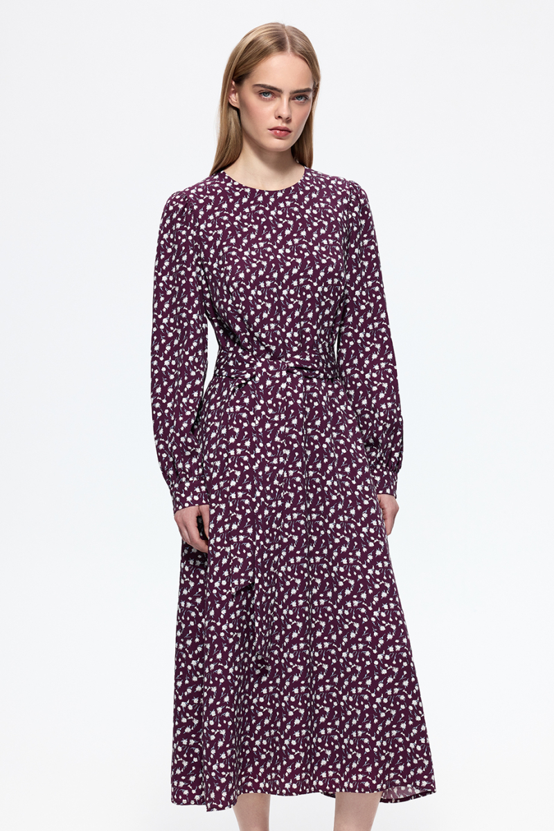 Платье текстильное женское DREAMS BY ALENA AKHMADULLINA, цвет: фиолетовый, 126102070204560/212000 купить онлайн