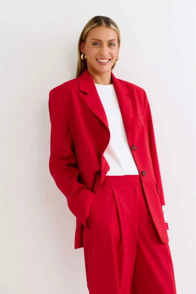 Жакет оверсайз Erist store, цвет: красный, НФ-00003087 купить онлайн