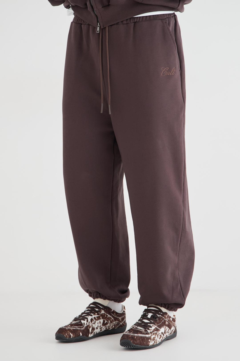 Джоггеры мужские «Город» CULTBASE, цвет: коричневый,  купить онлайн