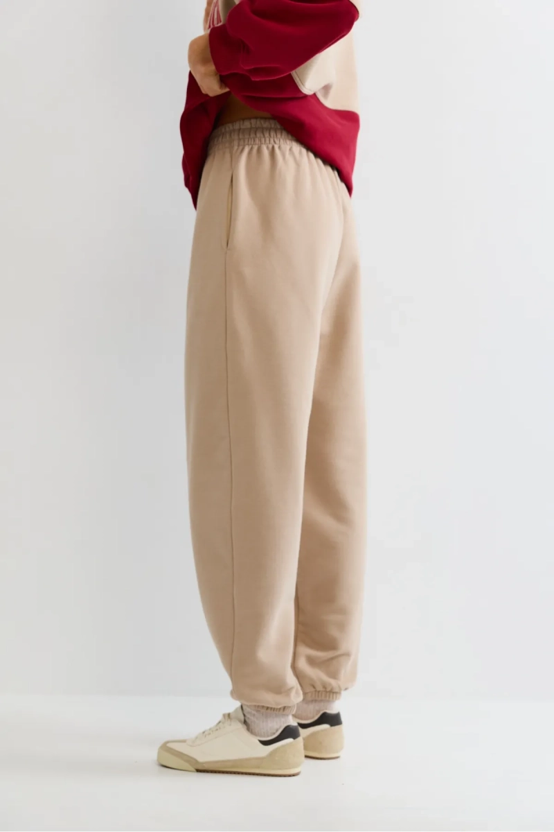 Джоггеры оверсайз Erist store, цвет: бежевый, НФ-00003098 купить онлайн