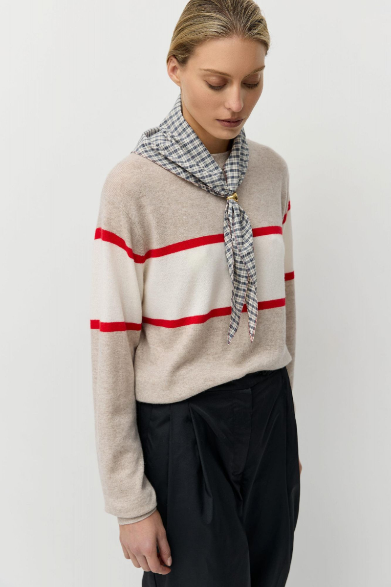 Джемпер из кашемира AROUND, цвет: мультиколор, 2110_59CM01 купить онлайн