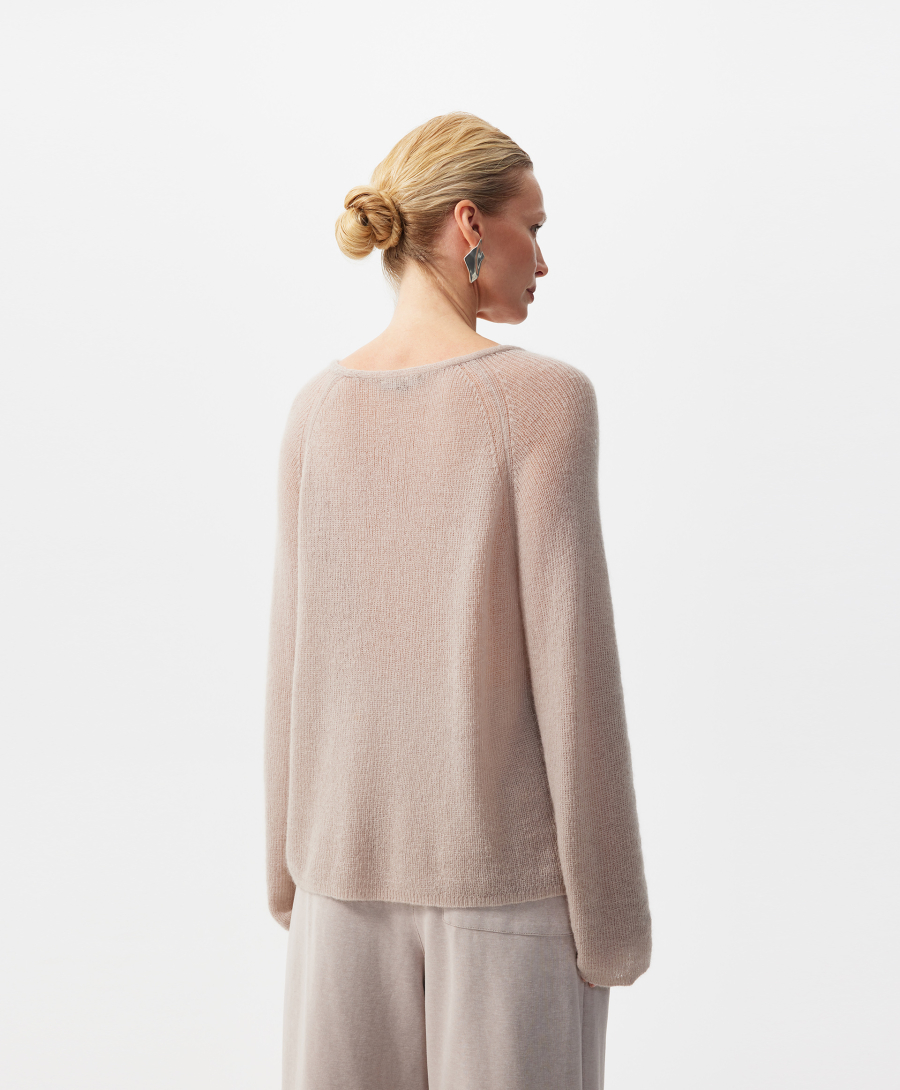 Джемпер вязаный тонкий GLVR, цвет: серый, 126G22GAC3119 купить онлайн